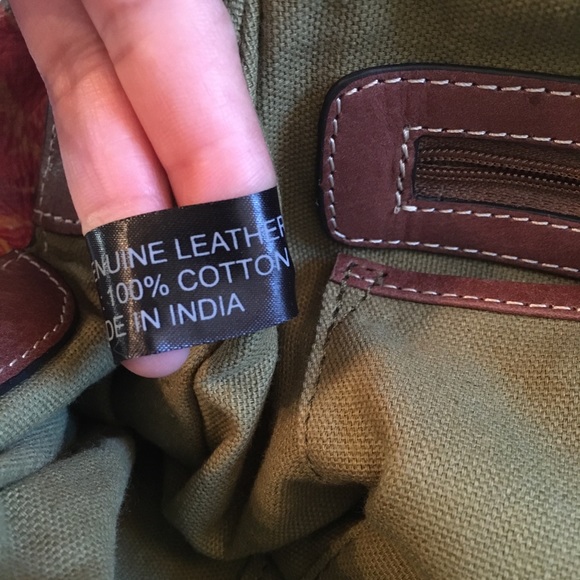 Firenze Bella Purse Floral 100% Genuine Leather 🍂 - Picture 12 of 16